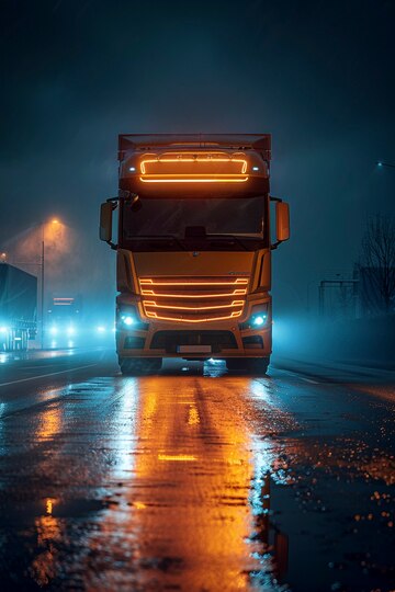 truck logistics operations dusk 23 2151468853